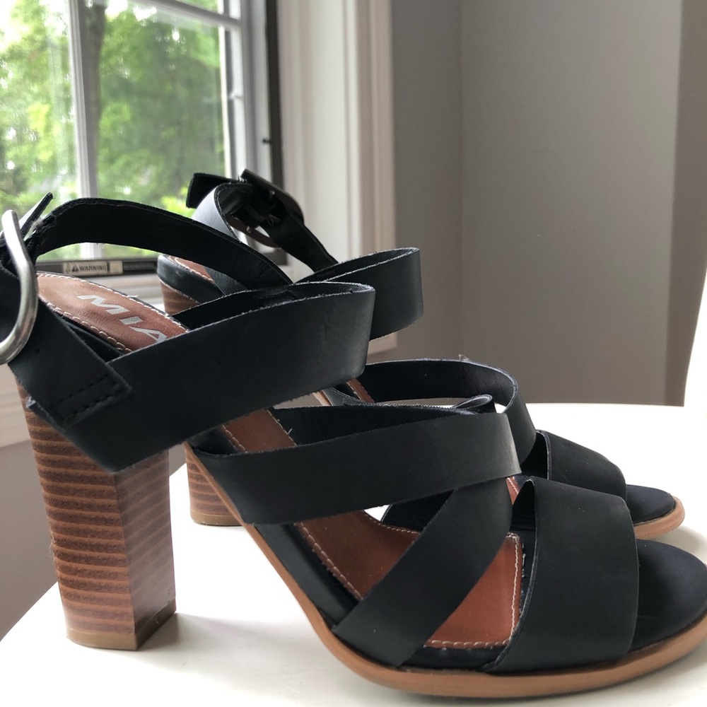 Strappy block heel size 8.5